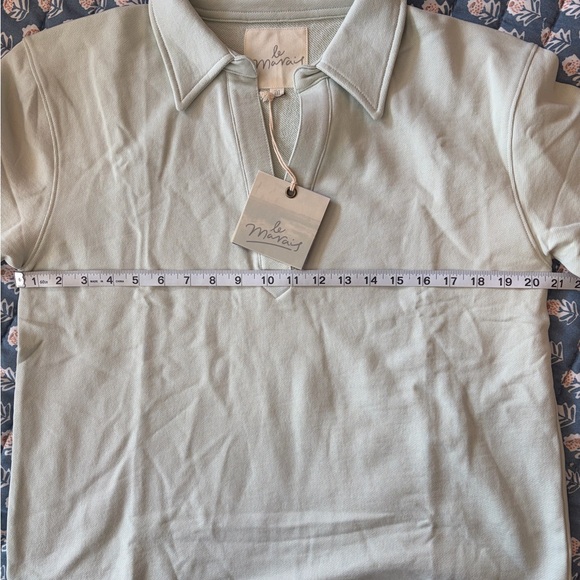 NWT Le Marais Orleans Top + Monroe Short Set • Sea Grass • Two-Piece Outfit - Picture 8 of 9